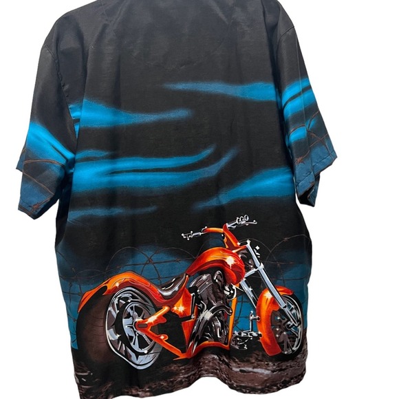 Authentic Club Shirt Steve&Barry”s , Short sleeve button up. Size L - Picture 6 of 7